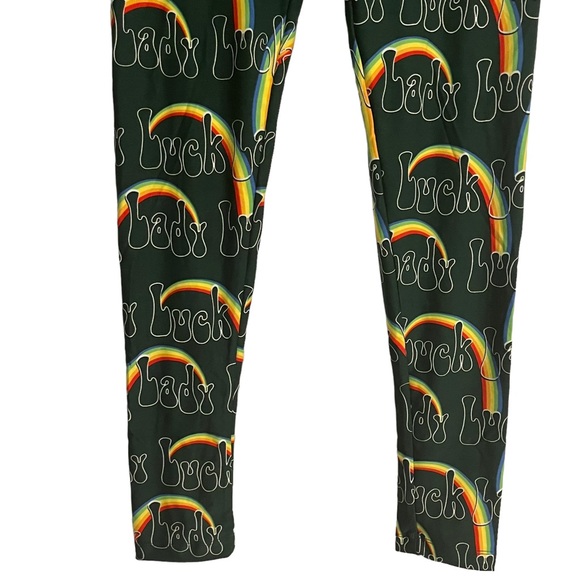 LuLaRoe Rainbow Lady Luck Leggings OS - Picture 5 of 7